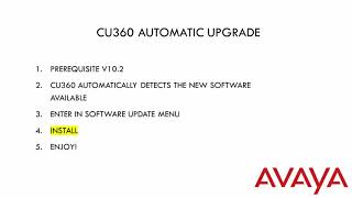 How to use the Automatic Upgrade on CU360