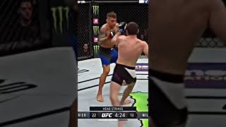 Jim Miller devastating calf kicks vs Dustin Poirier