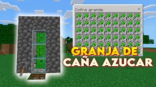 ✅ Granja de Caña de Azucar | Minecraft Bedrock 1.21+