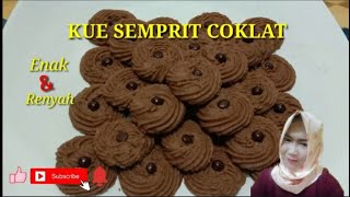 CARA MEMBUAT KUE KERING SEMPRIT COKLAT