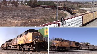 Union Pacific Trains - Sunset Route and West Colton! 8/6/20