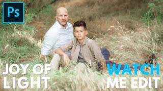 The Joy Of Light Collection Photoshop Actions - Light and Airy Father & Son Edit