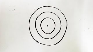 Impossible  Concentric Circle Puzzle With Dot Center | Impossible Puzzle Solved.