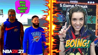 I FOUND THE BEST NBA 2K21 GIRL GAMER WHO TRASHED TALKED EVERYONE. #2K21CAGES #GIRLGAMER