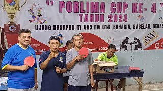 PINGPONG || PORLIMA CUP Ke- 4 || Misiran vs Doni