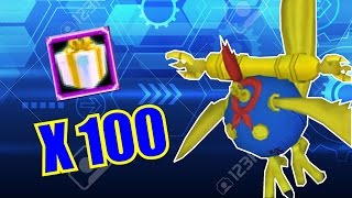 Opening 100x Sinduramon boxes - Digimon Masters Online