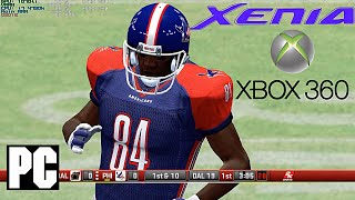 XBOX 360 All-Pro Football 2k8 on PC XENIA emulator HD APF 2k8 (2021)