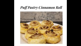 Puff pastry cinnamon Rolls