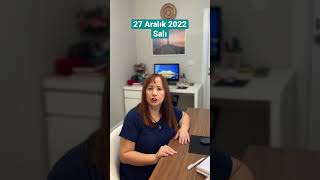 27 Aralık 2022 Salı Günlük Burç Yorumu #astroloji #günlükburçyorumları