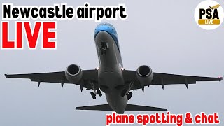 🔴Plane spotting @Newcastle International airport #livestream #live #aviation #planes