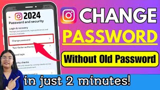 Change Instagram Password without Old password | Change Instagram Password 🔑