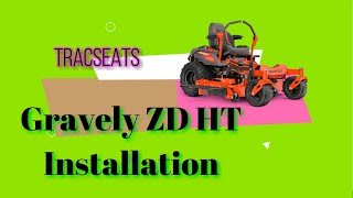 2022-2023 Gravely HD ZT Trac Seat Suspension Kit (DIY) Installation Video