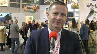 Ivan Radošević direktor Turističke zajednica Ličko-senjske županije na sajmu ITB 2023. u Berlinu.