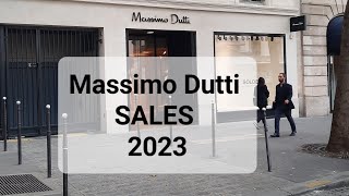 Massimo Dutti. Sale.  2023. Paris. #massimodutti #soldes