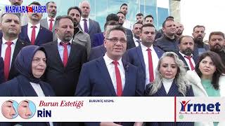 AK Parti İlçe Başkanı Azbay mazbatasını aldı