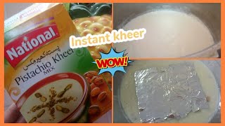 Pistachio  kheer mix || nstant || National