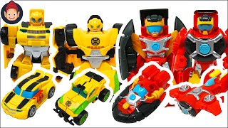 Transformers Rescue Bots Academy Toys Bumblebee Hot Shot Unboxing