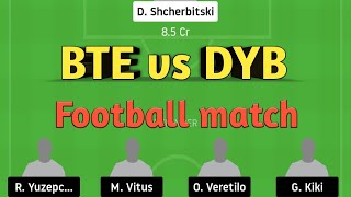 BTE vs DYB Dream11 team, Belarus Cup, BATE Borisov vs FC Dynamo Brest Dream11 team