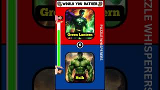 Would you Rather Be SUPERMAN or BATMAN? #wouldyourather #supermanvsbatman #shortschallenge #puzzle