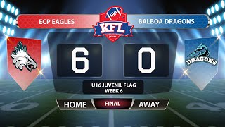 KFL U16 Flag Juvenil - ECP Eagles vs Balboa Dragons