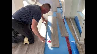 Flooring replacement in a condominium