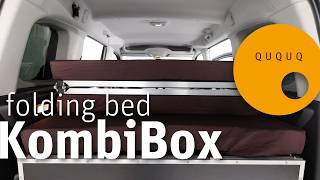 KB03 | QUQUQ KombiBox folding bed | How easy and comfortable to sleep in your high-roof camper van