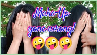 Makeup Gone Wrong #makeup #transformation #gonewrong #failed