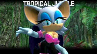 SONIC THE HEDGEHOG (2006) ~ PART 395: Rouge in Silver's Tropical Jungle