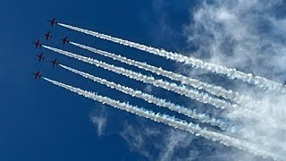 Red Arrows. Southport Airshow 9.7.22