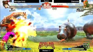 Realms Games USF4 Ranbat 1.7 Round 4 Newtype Andy vs Diamonte