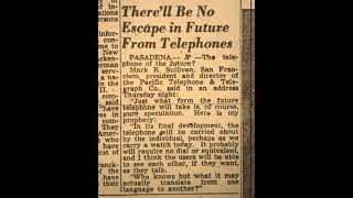 A headline from 1953.how people from the past imagined the future