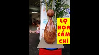 Lọ hoa gỗ cẩm chỉ đẹp 🌳 Chum Gỗ Đẹp 🌳 Woodturning - How To Make A Hollow Form Vase [dogotammoc.com]