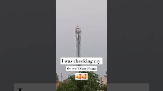 My eye VS My phone camera | #vlogs #blogs #india #birds #tower #radiation