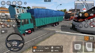 Nissan Truck Tronton VS Train 💥 BUSSID MOD UPDATE # Android Gameplay