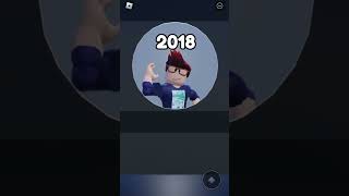 2018 vs 2024 | animated Roblox avatar icon #trend #2018 #2024 #viral #roblox #shorts