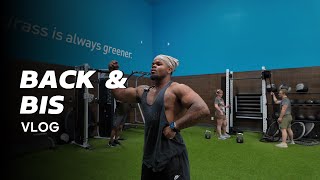 the BEST back and bicep workout vlog 💪🏾