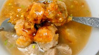 bikin ngiler bakso super duper pedes #mukbang_bakso #bakso_short