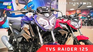 TVS Raider 125 Disc Red Colour Review | On Road Price | Exhaust Sound |