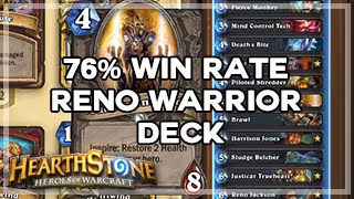 [Hearthstone] 76% Win Rate Reno Warrior Deck