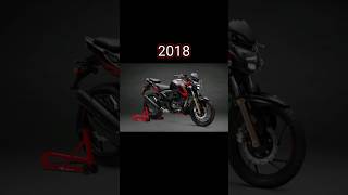 Evolution of TVS Apache RTR 200 4v #viral #short 😈🥰