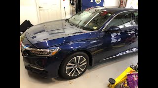 2020 Honda Accord Hybrid Oil Change, Tire Rotation, and Winter Prep