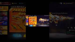 Free fire new Parafal royale event first spin trick 🤯😈 #freefire #viral #shorts