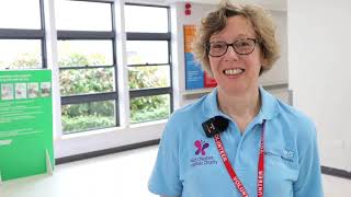 Volunteering at Mid Cheshire Hospitals - find out more from Sue