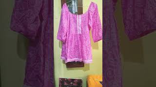 summers short kurta#myntrahaul#pink kurta#myntrafashionstudio#libaskurta