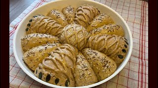 Интересно оформяне пита 93(shape your bread beautiful) #cooking #bread #dough #хляб #пекарь #тесто