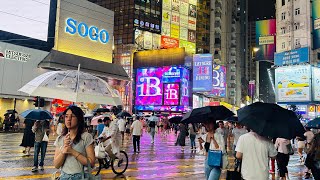 Hong Kong Causeway Bay Rainy Night #food #tour #shopping