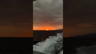 SUNSET IN THE SEA#viralvideos #sea