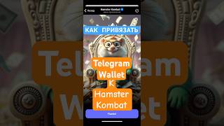 Как вывести из Hamster Kombat на Telegram Wallet за 40 секунд простая инструкция #hamsterkombat