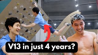 Climbing with 🇰🇷Moonboard Legend HOSEOK LEE!