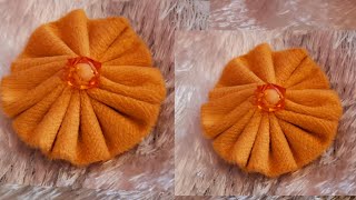 كيفية عمل زهرة للتزيين  20210❤😊How to make a flower to decorate